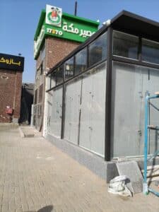 تركيب ستائر شركات على واجهة زجاجية للمكاتب